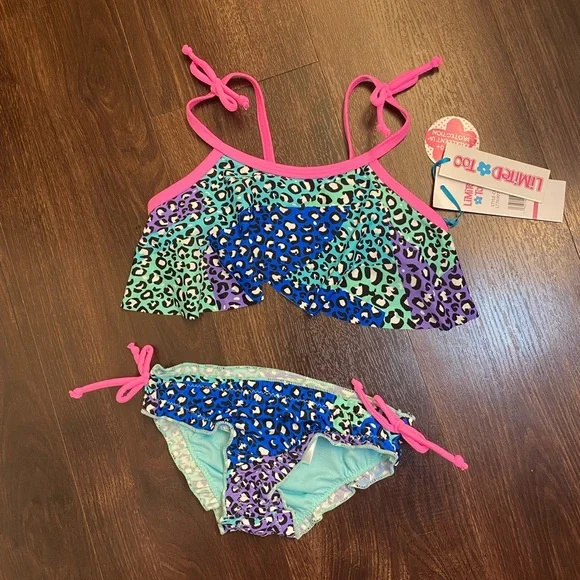 🐆🏖Cute 2Pc Animal Print Swimsuit